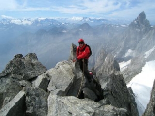 Llegada a la cima de la cerro 